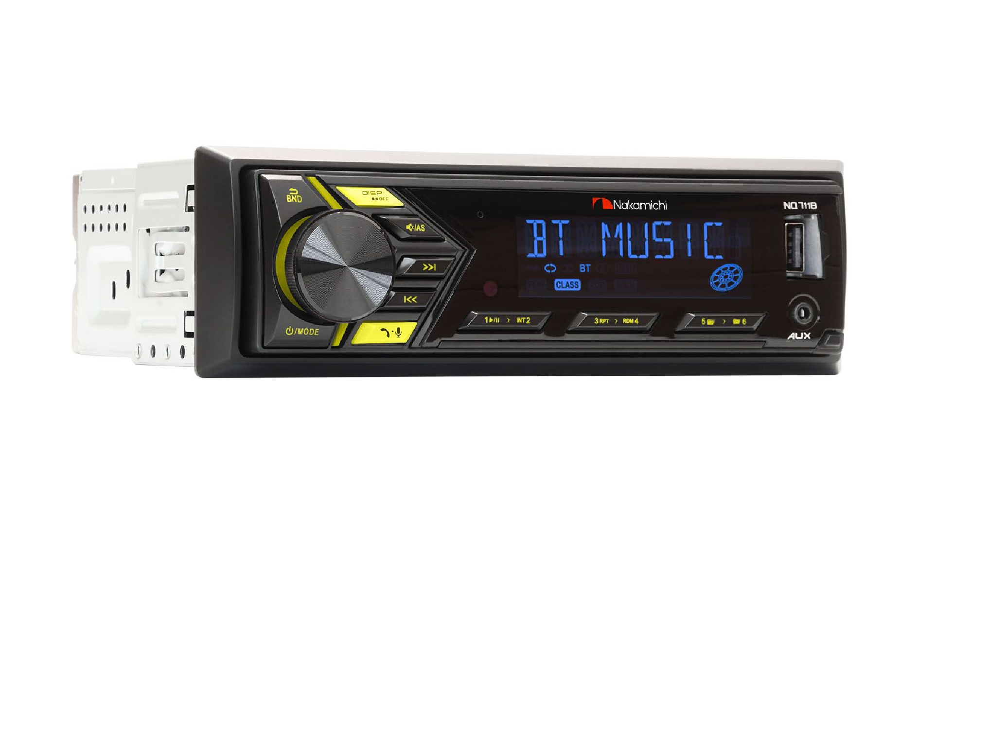 Автомагнитола 1DIN Nakamichi NQ711B с мультиподсветкой — изображение 2