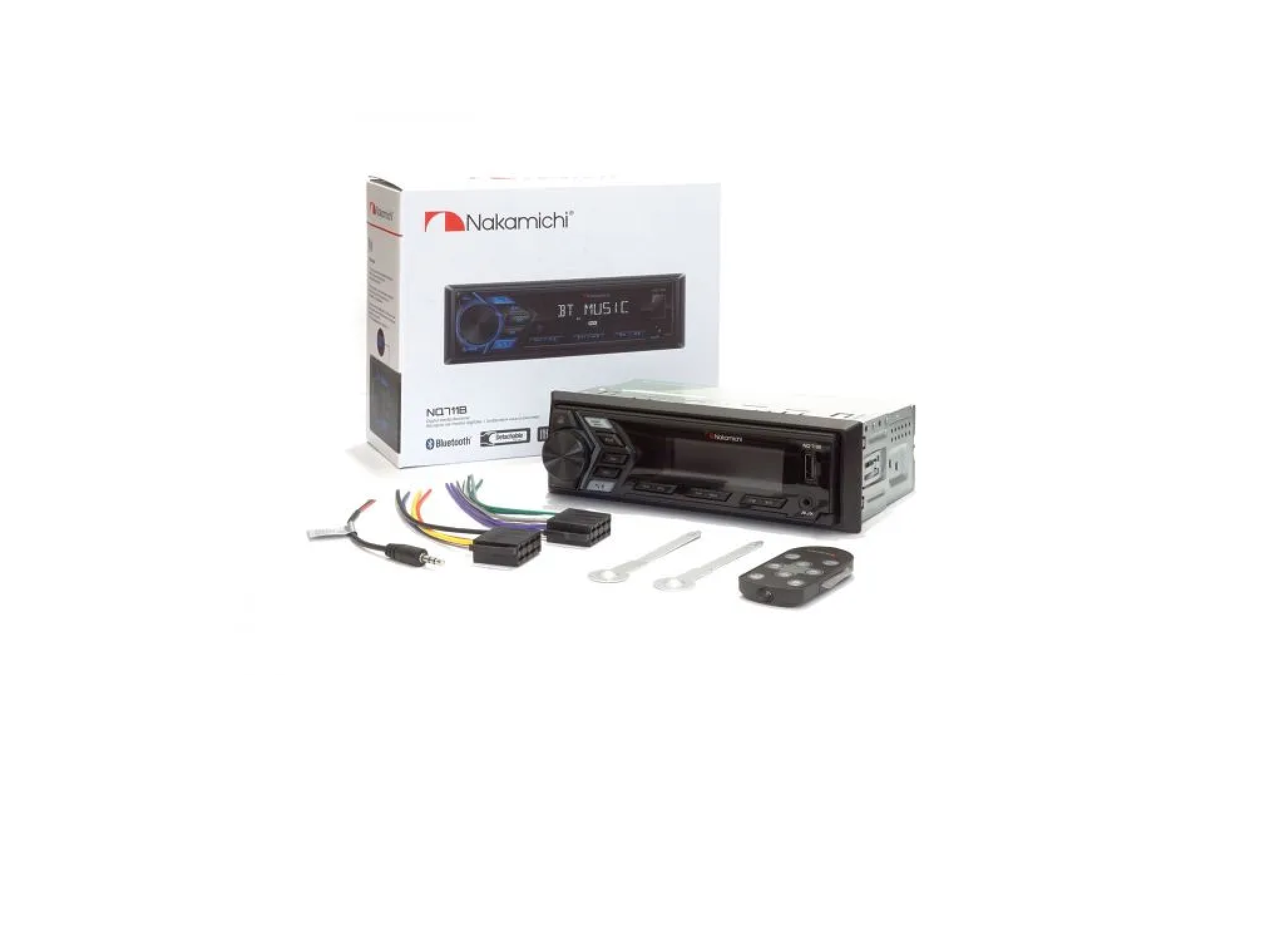 Автомагнитола 1DIN Nakamichi NQ711B с мультиподсветкой — изображение 3
