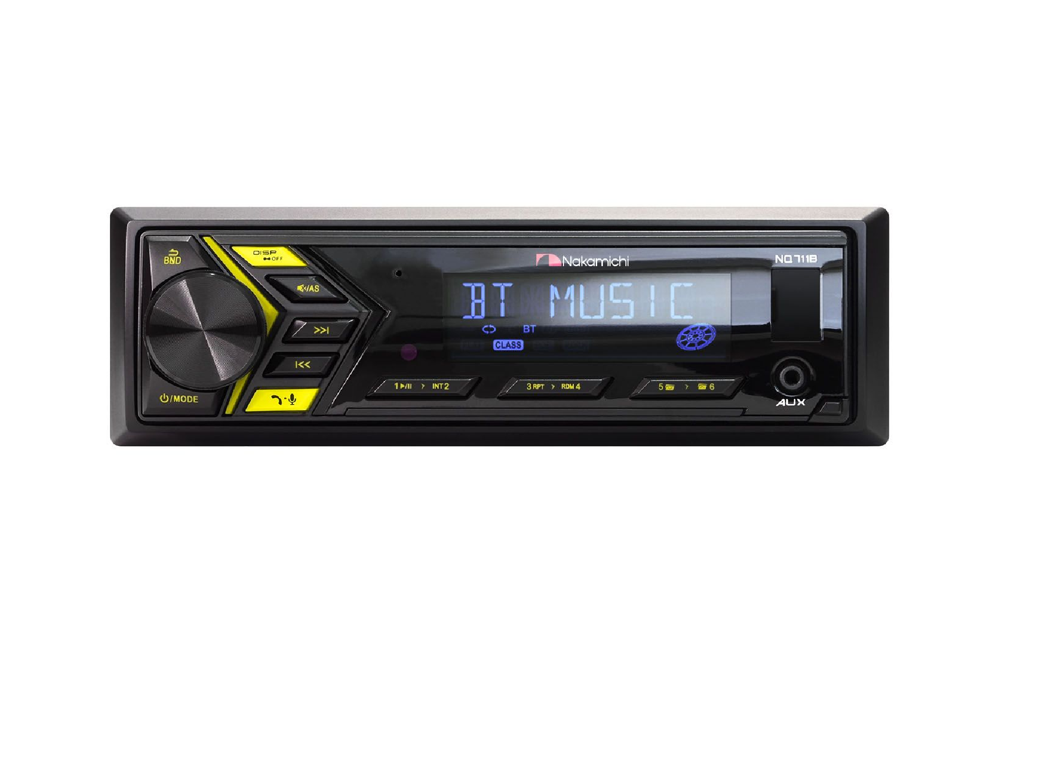 Автомагнитола 1DIN Nakamichi NQ711B с мультиподсветкой