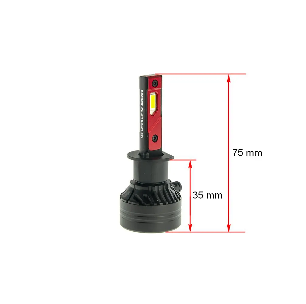 LED Лампа DECKER LED PL-01 5K H1 — изображение 2